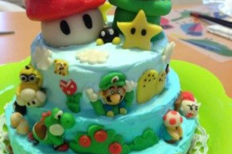 マリオブラザーズ誕生日ケーキ レシピ 作り方 By ガッチャンmama クックパッド 簡単おいしいみんなのレシピが349万品