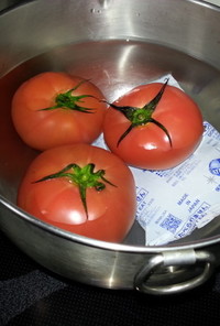 トマトの湯むきの仕方