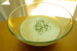 夏にぴったり♪枝豆の冷たいスープの画像