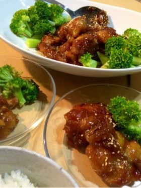 鶏肉のとろ〜り♡甘酢煮♪ハチミツ入り