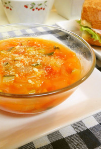 野菜たっぷり☆冷たいスープ
