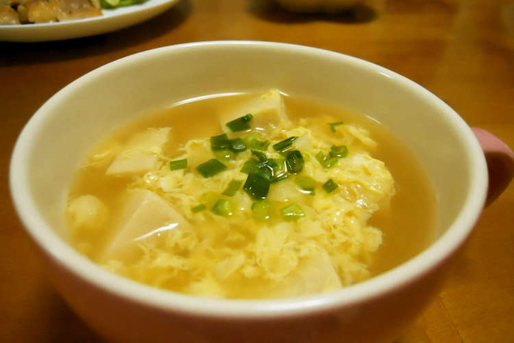 スープ 卵 豆腐