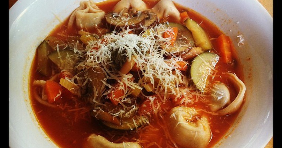 クリーミートルテッリーニミネストローネのレシピ