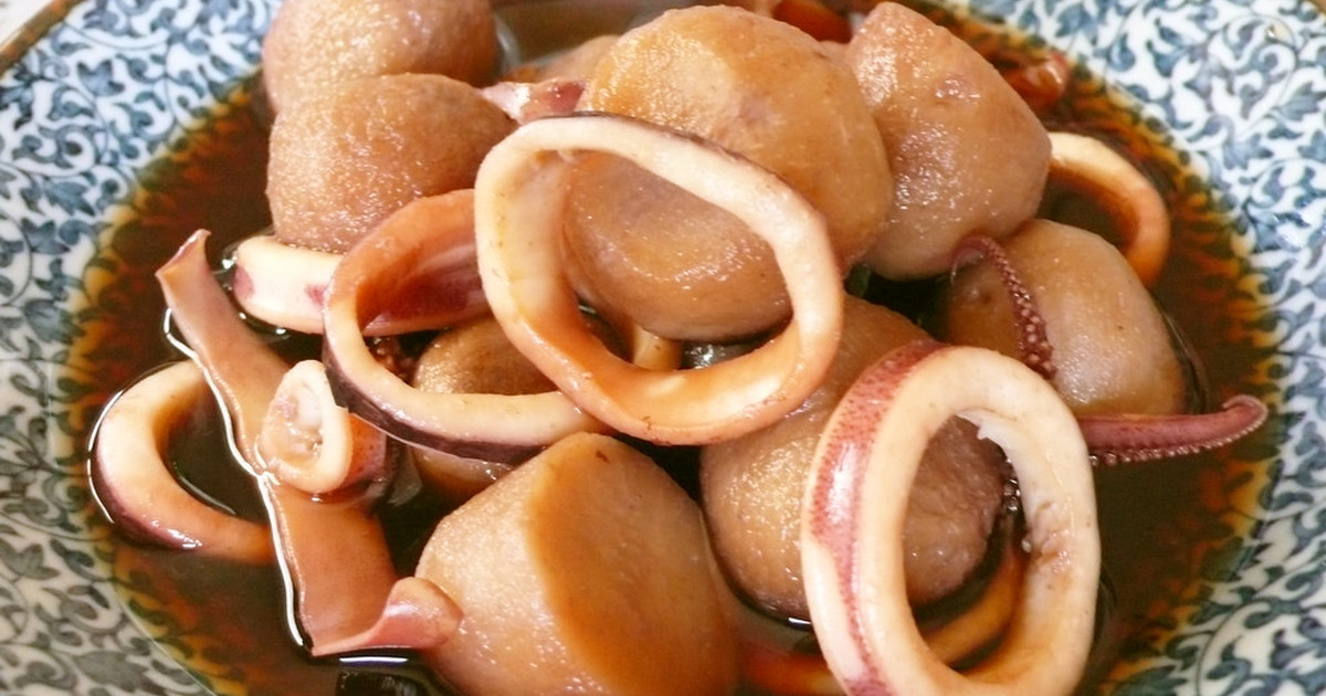 冷凍の里芋で簡単 イカと里芋の煮物 レシピ 作り方 By みみっぷ クックパッド 簡単おいしいみんなのレシピが354万品