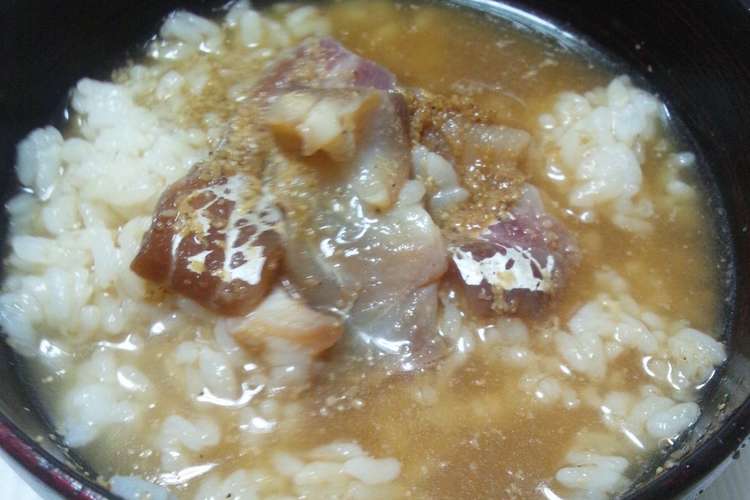 夜食 朝食にも 刺身の残りで簡単鯛茶漬け レシピ 作り方 By Cathitas クックパッド