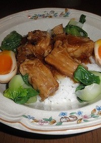 中華風豚の角煮ご飯