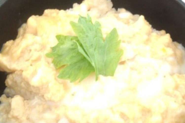 超簡単ひとりランチ とろとろたまご丼 レシピ 作り方 By ﾘｭﾘｭｶ クックパッド 簡単おいしいみんなのレシピが377万品