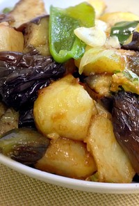 夏野菜炒め(あんかけ風)