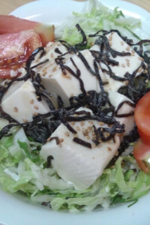 簡単！牛角風♡白菜と豆腐サラダの画像