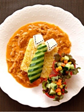 デコレーションカレー★父の日カレー