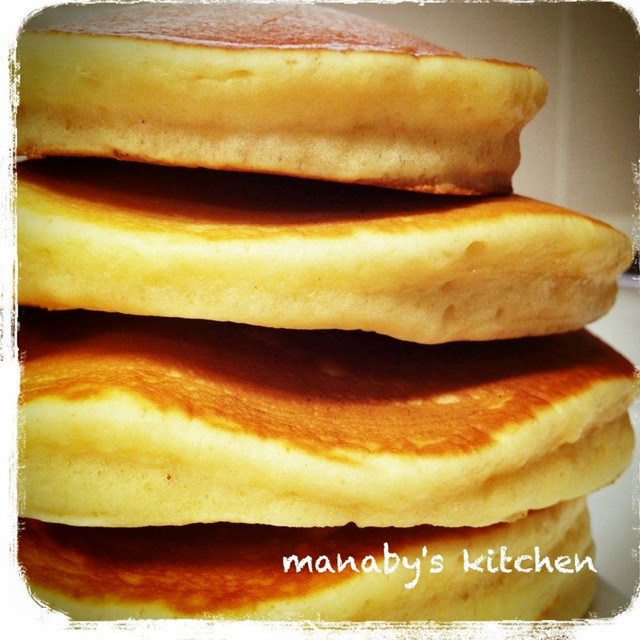簡単 黄金比率のふわふわホットケーキ レシピ 作り方 By Manaby クックパッド