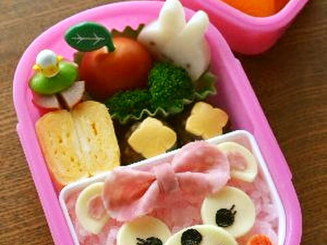 キャラ弁 くまさんお弁当 レシピ 作り方 By Mhmhmama クックパッド