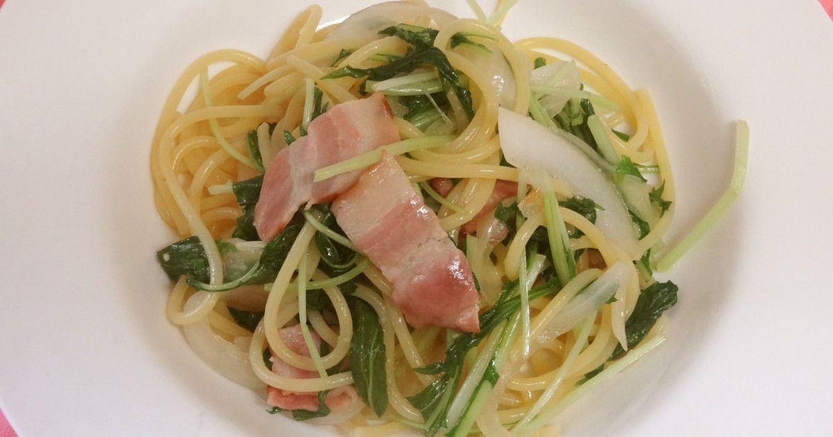 ベーコンスパゲッティのレシピ