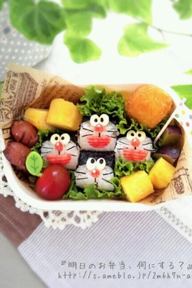 簡単!可愛い☆キャラ弁当☆ドラえもん☆