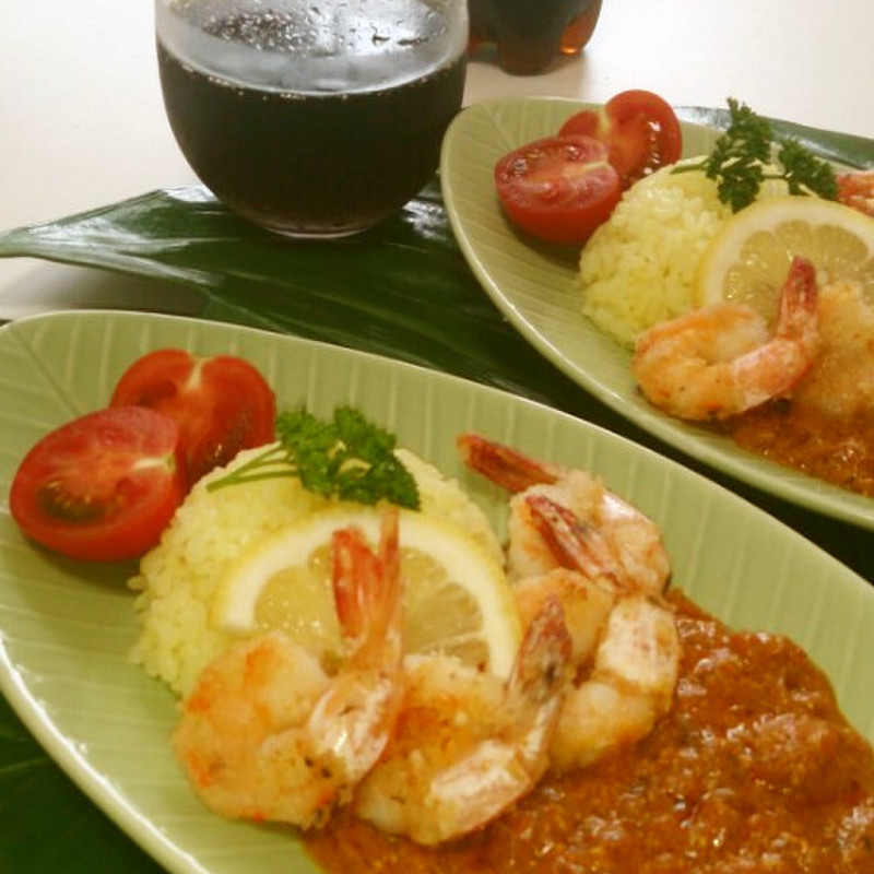 ココナッツミルクシュリンプカレーのレシピ