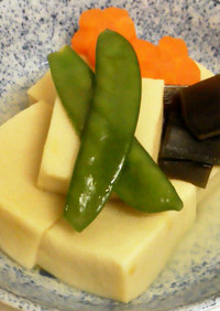 シンプル簡単◆高野豆腐の含め煮