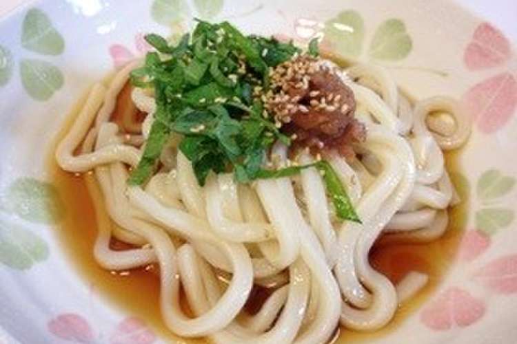 梅しそ冷やしうどん レシピ 作り方 By くまちゃん人間 クックパッド 簡単おいしいみんなのレシピが352万品