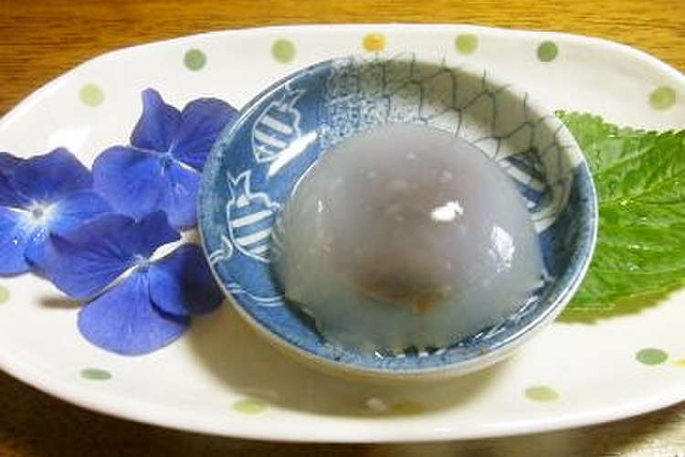 わらび餅粉で作る 水まんじゅう レシピ 作り方 By たんぽぽケーキ クックパッド