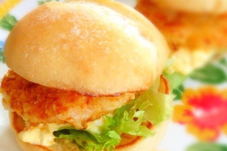 大好きなパン屋さんのエビカツバーガー レシピ 作り方 By ミリラム クックパッド 簡単おいしいみんなのレシピが352万品