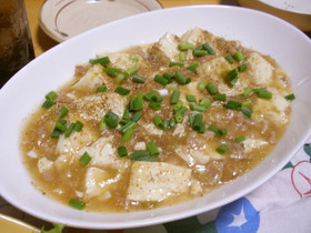 我が家の麻婆豆腐