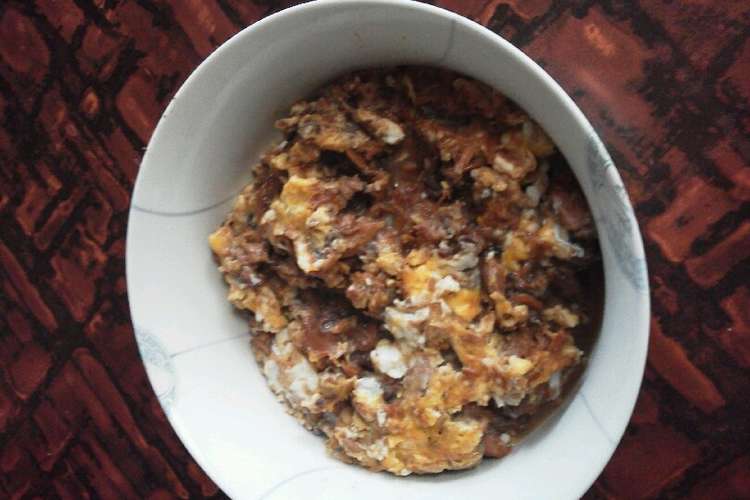 赤貝缶詰とフレーク缶詰の卵とじ レシピ 作り方 By ビクータン クックパッド 簡単おいしいみんなのレシピが364万品