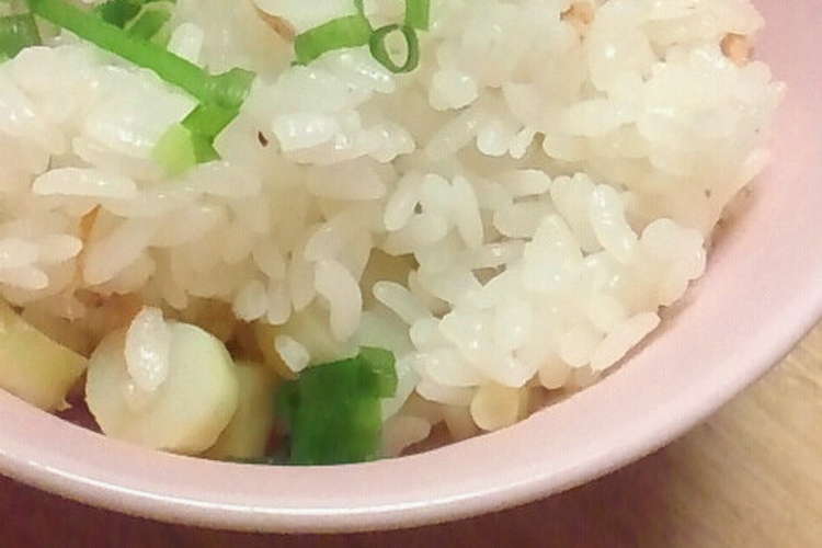 北海道の味覚 タケノコの炊き込みご飯 レシピ 作り方 By Naomi93 クックパッド 簡単おいしいみんなのレシピが356万品