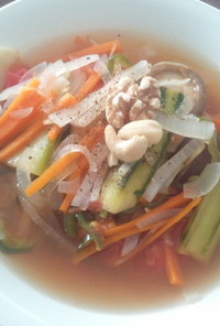 身体を温める　陽性野菜スープ