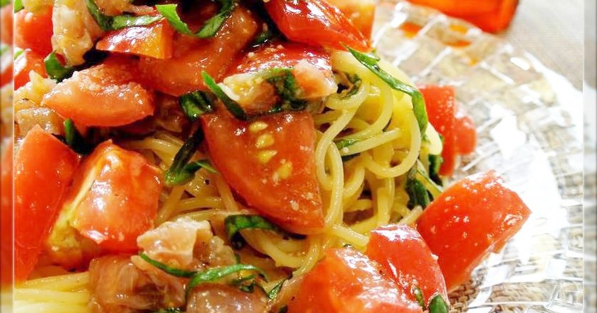 簡単 トマトと生ハムの冷製パスタ レシピ 作り方 By どんぴんたん クックパッド 簡単おいしいみんなのレシピが375万品