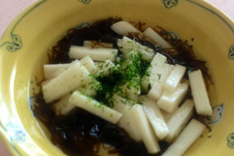 夏バテ対策 長芋 もずく酢の疲労回復小鉢 レシピ 作り方 By Vanilla クックパッド 簡単おいしいみんなのレシピが353万品