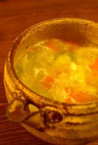 白菜の生姜風味とろとろスープ