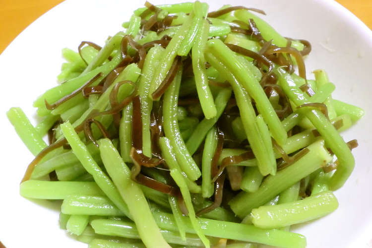 赤みず食べよう 塩昆布和え レシピ 作り方 By カピぞう クックパッド 簡単おいしいみんなのレシピが356万品