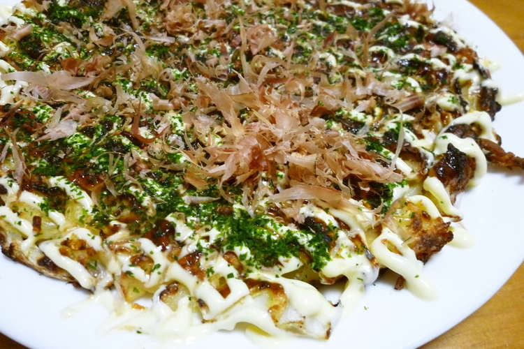 残ったそうめんリメイク 簡単お好み焼き風 レシピ 作り方 By りりわこ クックパッド 簡単おいしいみんなのレシピが373万品