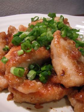 ふんわり♪鶏むね肉の梅ゴマソースソテー♪