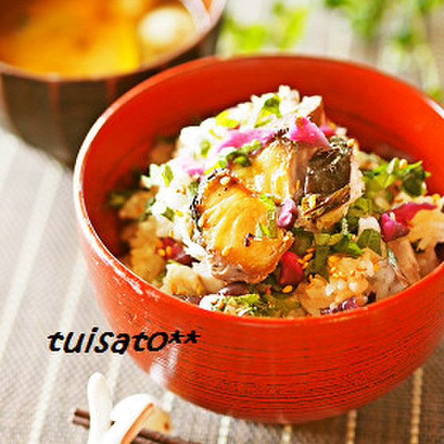 お昼のねこまんま 塩鯖のしば漬け丼 レシピ 作り方 By ついてるさとちゃん クックパッド 簡単おいしいみんなのレシピが351万品