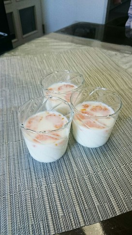 簡単!みかん入りさわやか牛乳プリン
