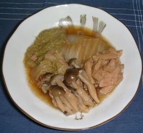 ツナと白菜の煮物