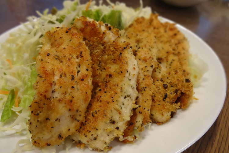 とりささみのパン粉焼き レシピ 作り方 By けいたんですよ クックパッド 簡単おいしいみんなのレシピが352万品