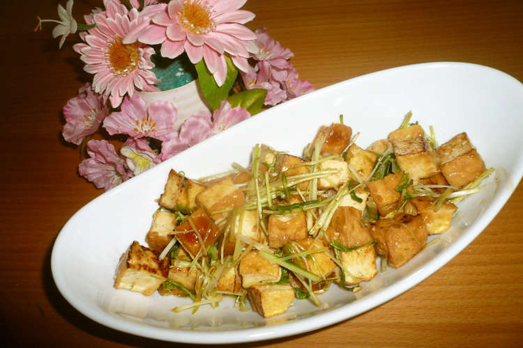 子供喜ぶ 厚揚げと水菜の甘辛 炒め レシピ 作り方 By Rinクック クックパッド