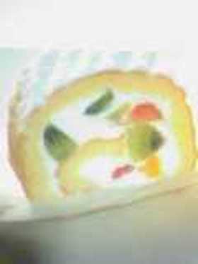 ○。簡単ロールケーキ。○