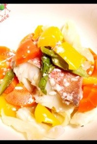 赤魚と彩り野菜の塩麹風味
