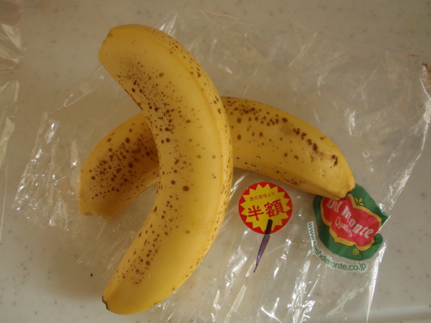 安くてヘルシーな夏おやつ：冷凍バナナの画像