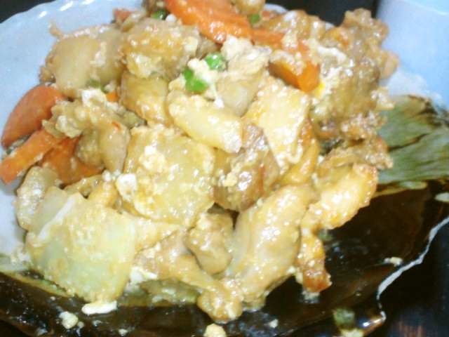 鶏と根菜の中華炒めの画像