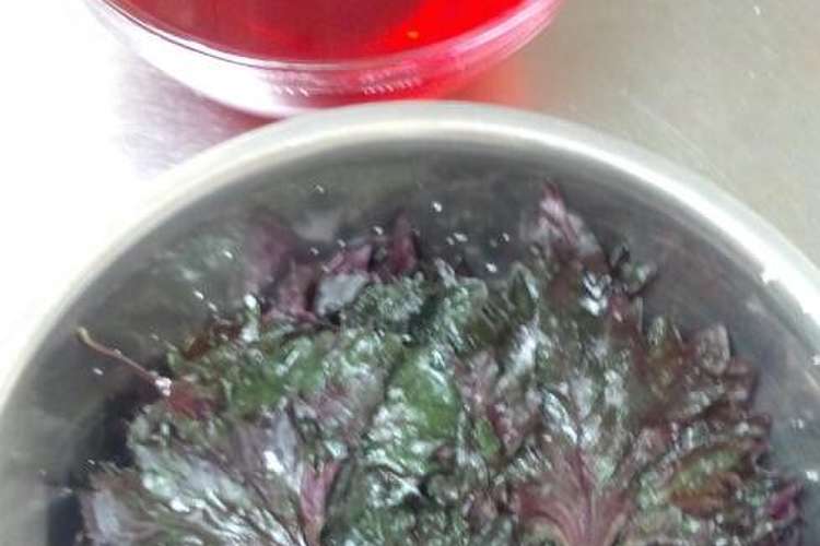 赤紫蘇活用法 レシピ 作り方 By あやみずき クックパッド 簡単おいしいみんなのレシピが367万品