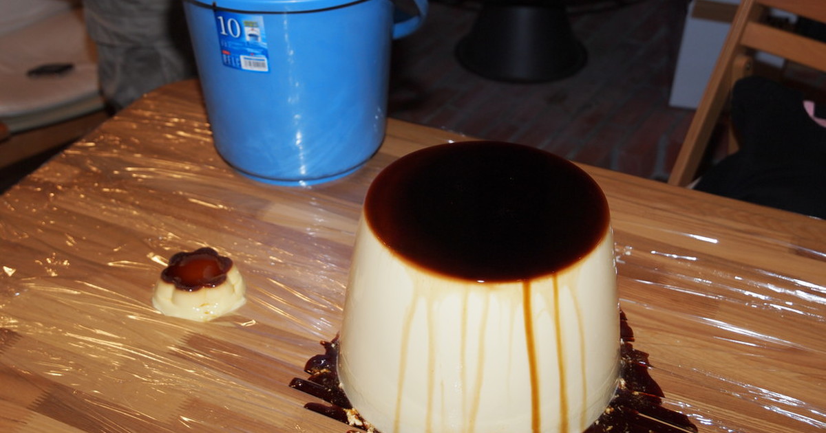 バケツプリンの限界を超えた メガプリン レシピ 作り方 By David K クックパッド 簡単おいしいみんなのレシピが378万品