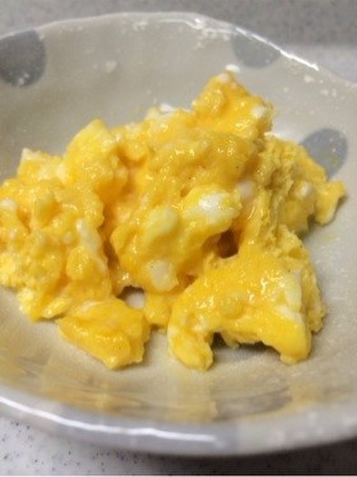 レンジで簡単♫炒り卵の写真