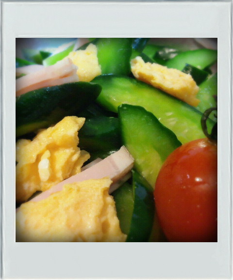 ■糖質制限■きゅうり卵ハム簡単中華サラダの画像