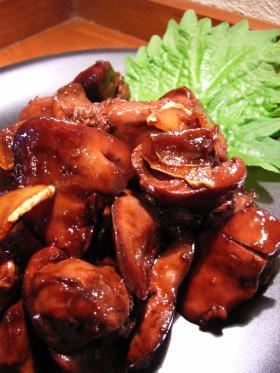 酒の肴♪コクうま艶肌!鶏レバーワイン煮