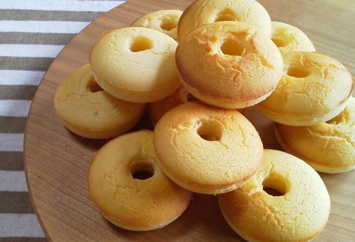 ノンオイル！米粉で作る焼きドーナッツ＊の画像