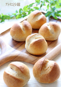 ふんわり柔らか食べ易い✿ミルクライ麦パン