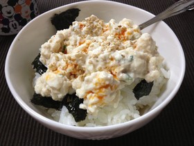 夏に!朝ごはんに!1人飯★豆腐だけ丼